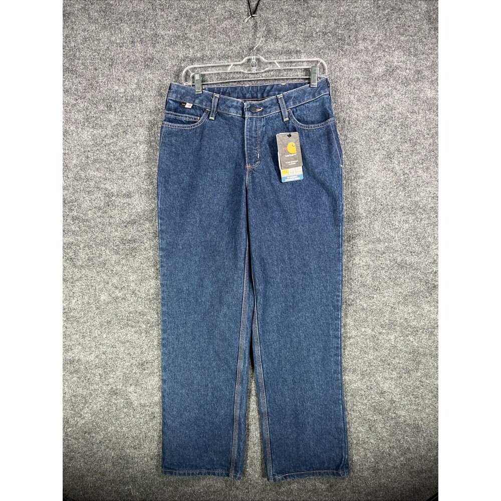 Carhartt FR Women’s Signature Denim Jeans 4x30 HRC 2 NFPA 2112 NWT